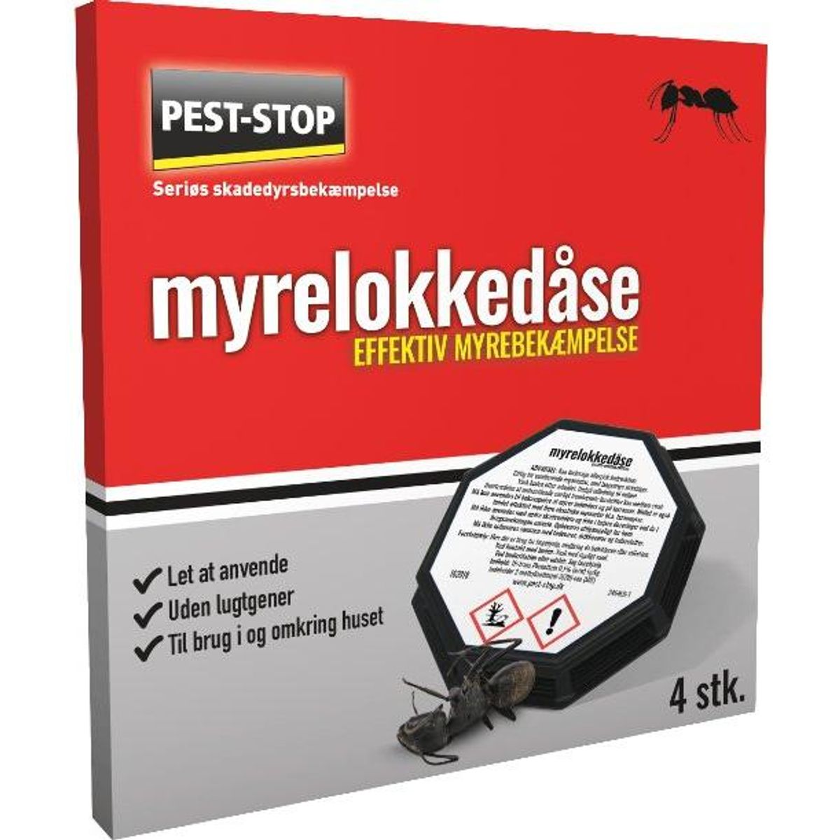 Pest-Stop Myrelokkedåse 4 stk