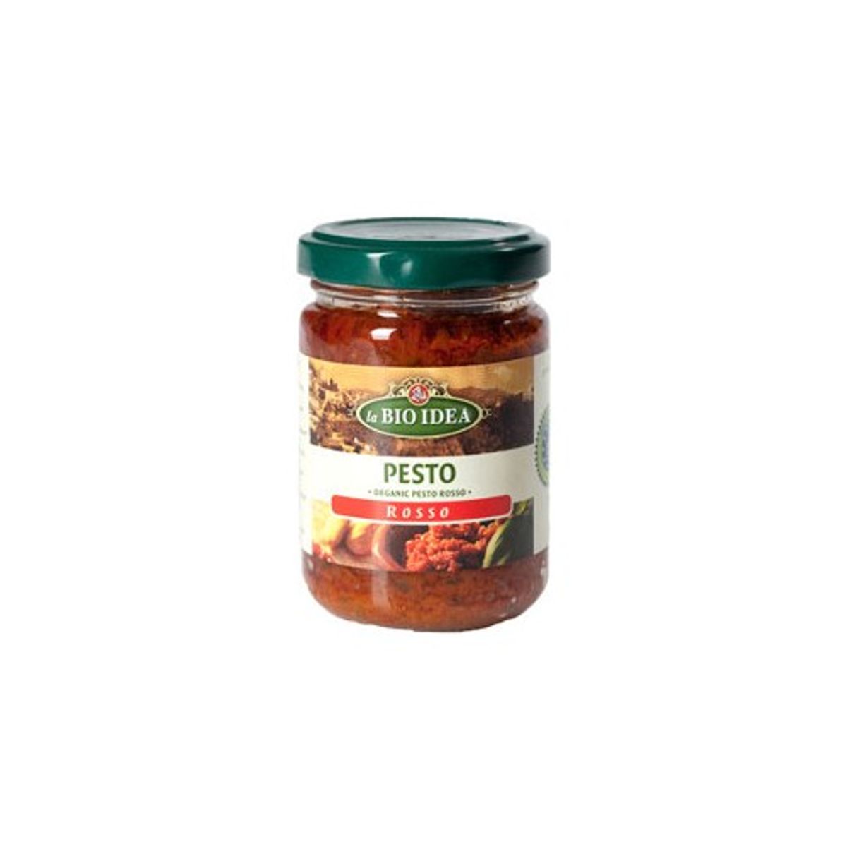 Pesto rød Rosso Økologisk - 140 gram