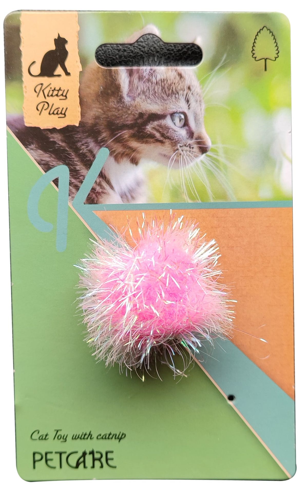 Petcare - Kitty Play Glitter Ball - Cat Toys