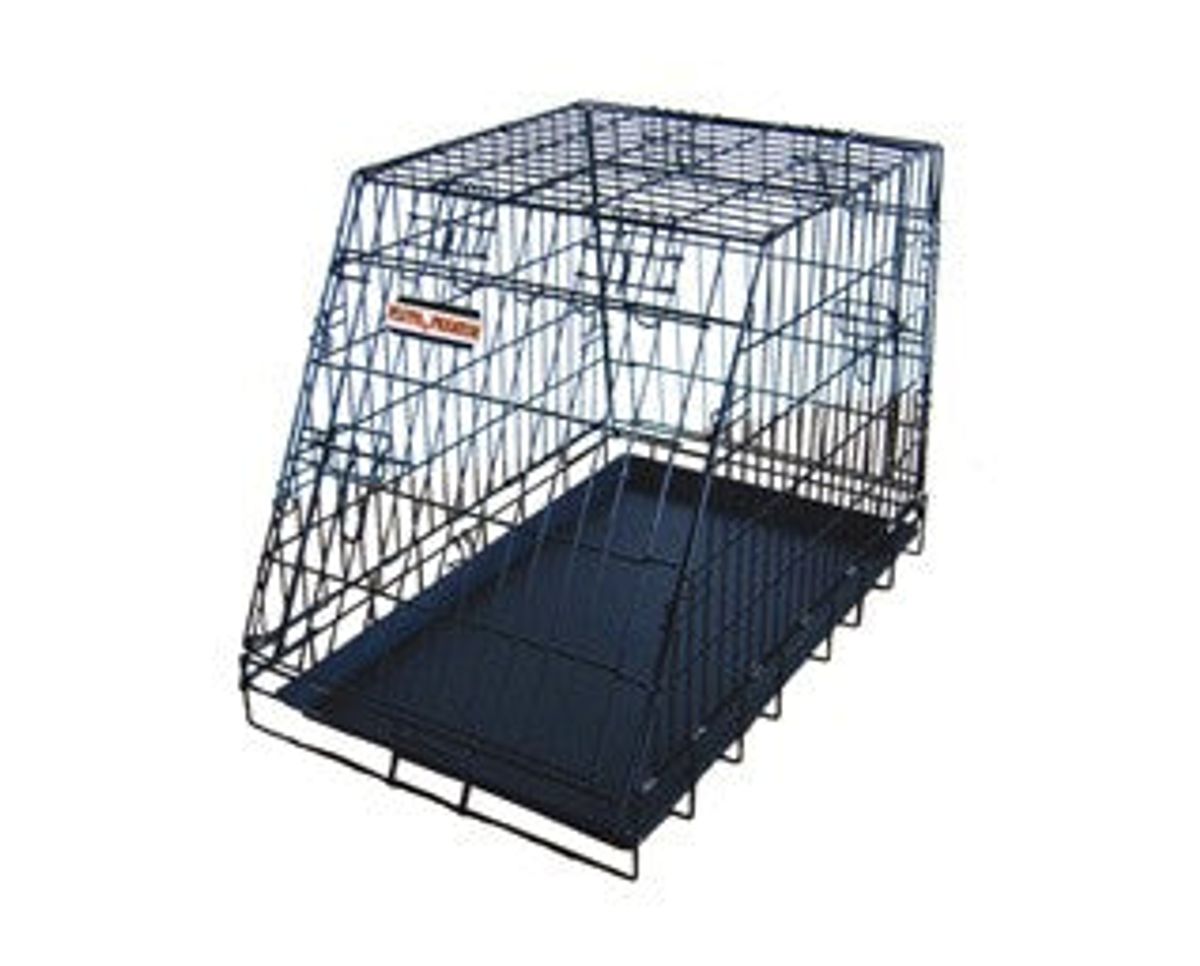 Petcare - Pluto premium skrå transportbur large 92x57x66 cm