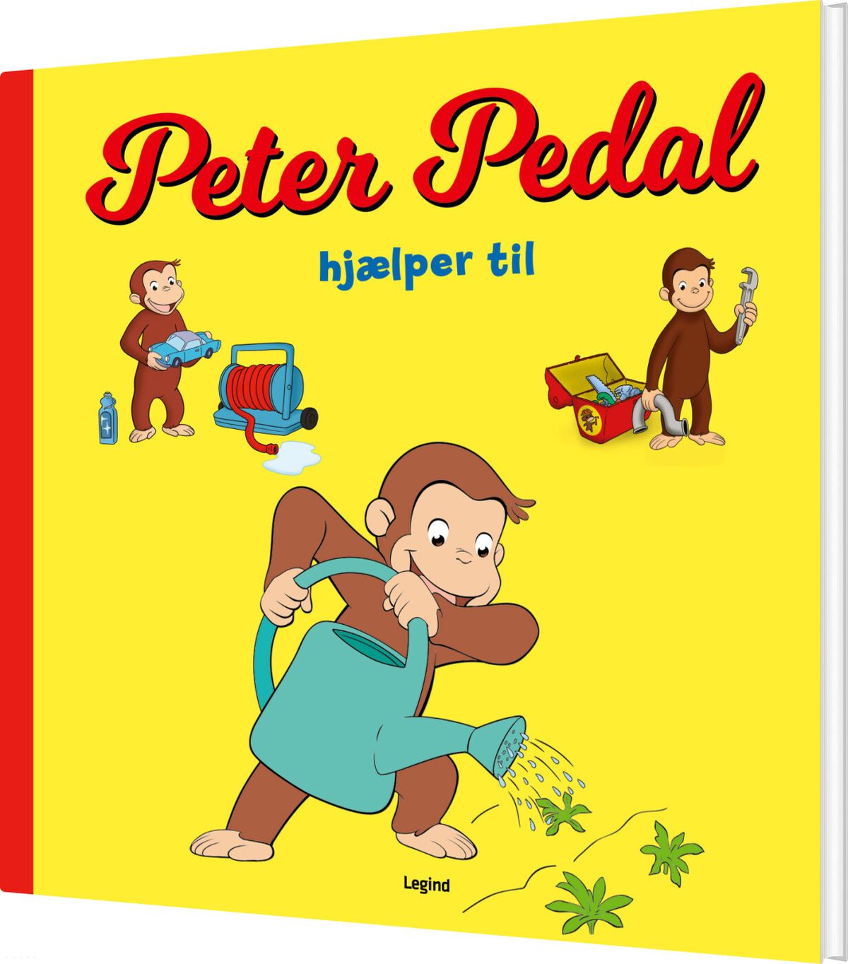 Peter Pedal Hjælper Til - H. A. Rey - Bog