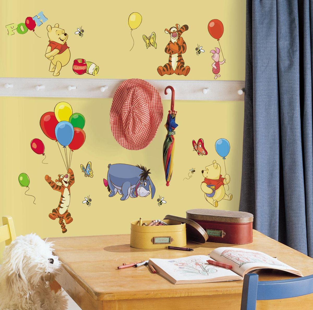 Peter Plys Wallstickers