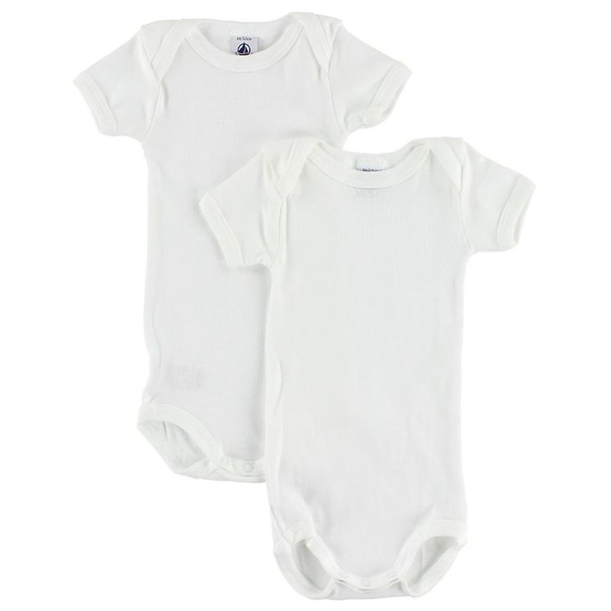 Petit Bateau Body - 2-pak - K/Æ - Hvid