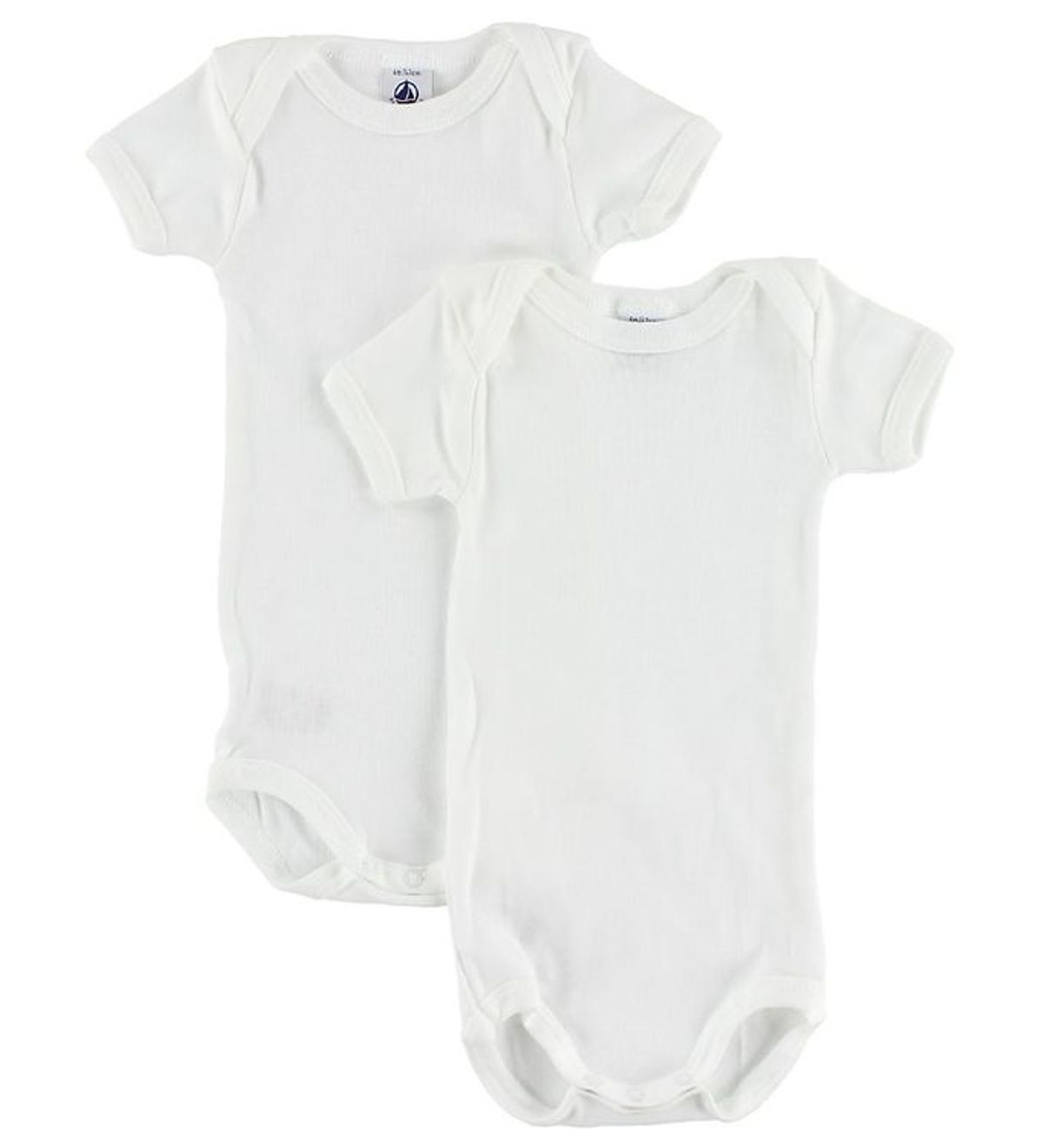 Petit Bateau Body - 2-pak - K/Æ - Hvid