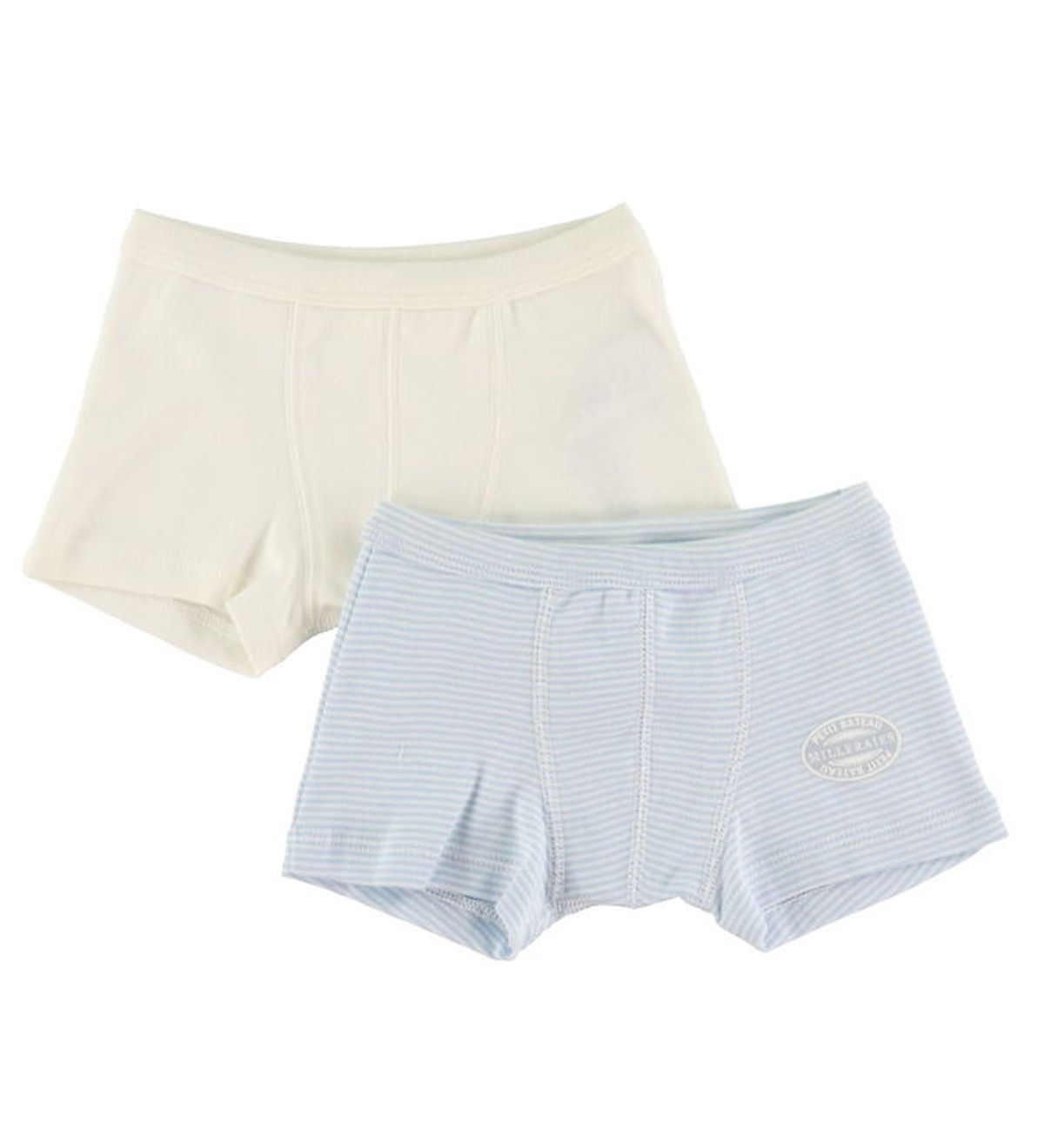 Petit Bateau Boxershorts - 2-pak - Hvid/Blå