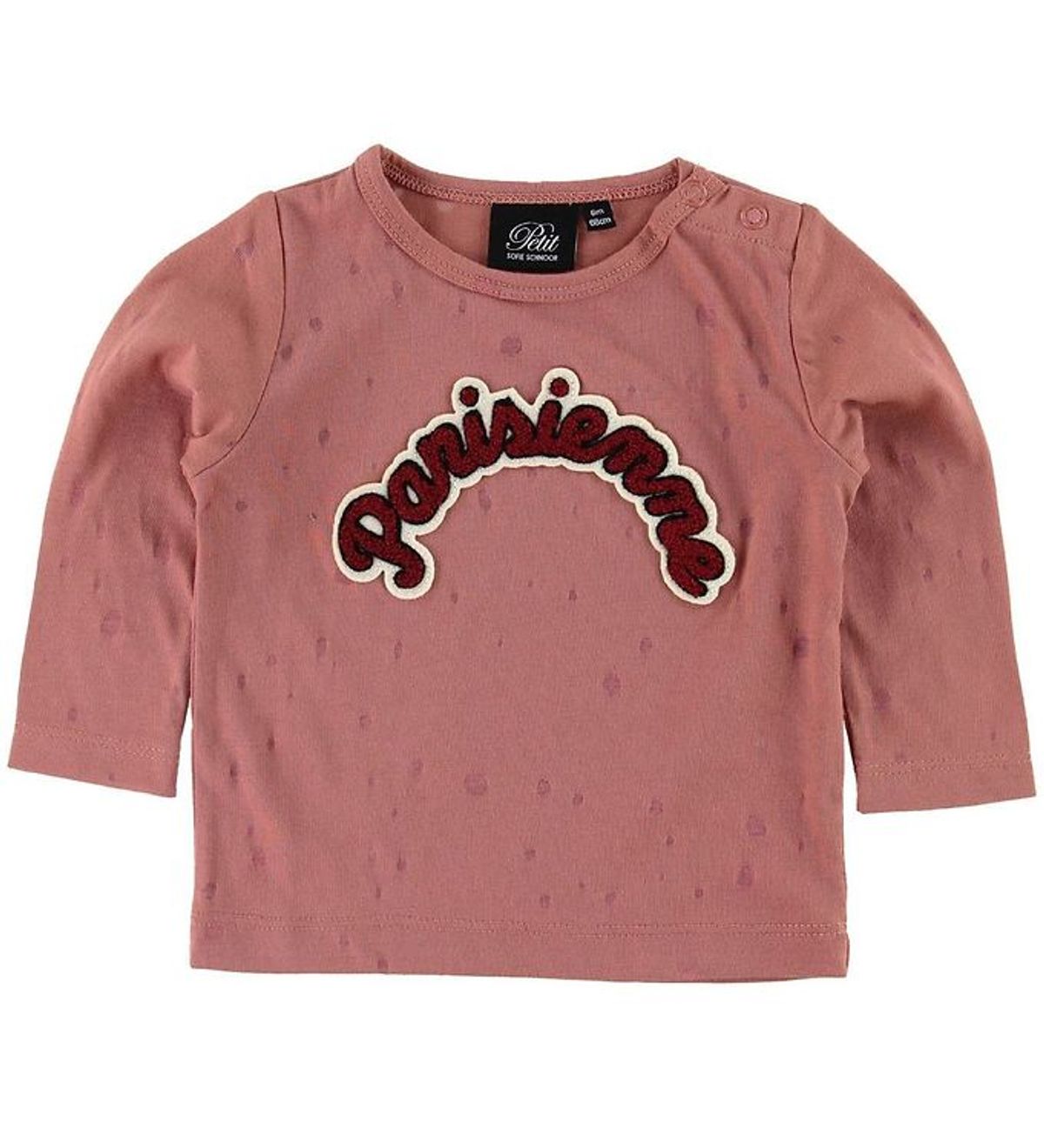 Petit by Sofie Schnoor Bluse - Mørk Rosa m. Patch