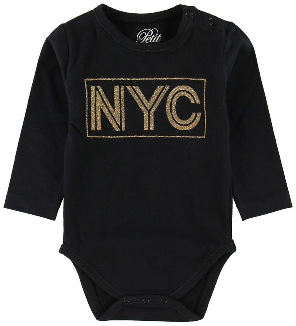 Petit by Sofie Schnoor Body l/æ - NYC - Sort m. Glimmer