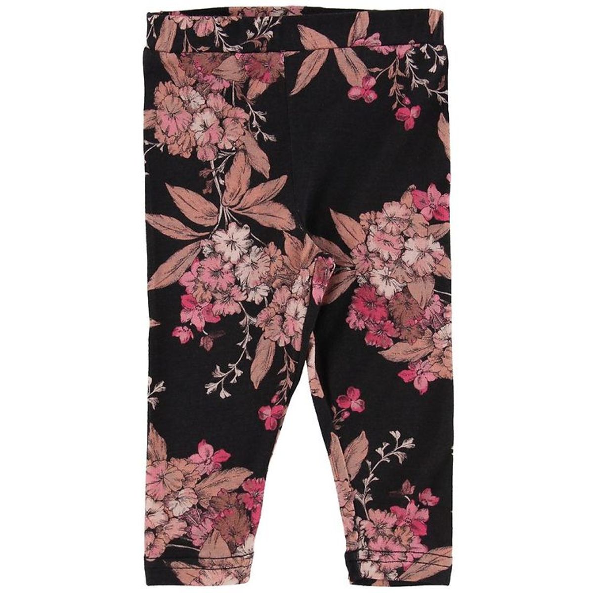 Petit by Sofie Schnoor Leggings - Sort m. Blomster