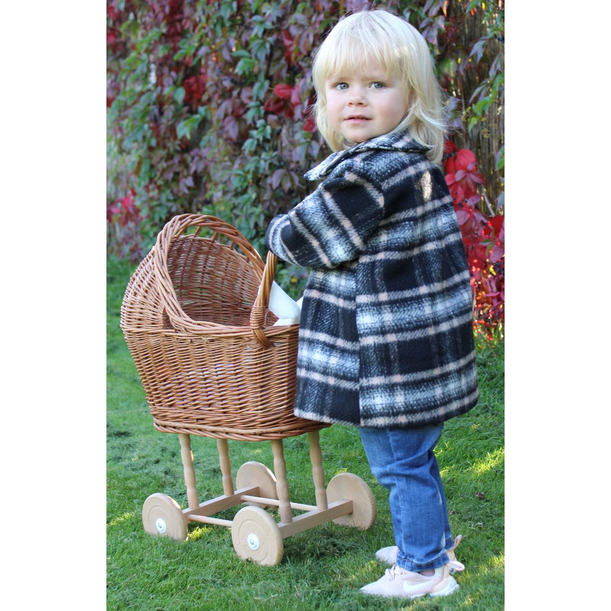 Petit By Sofie Schnoor Pige Jakke - Dark Check - 86 cm