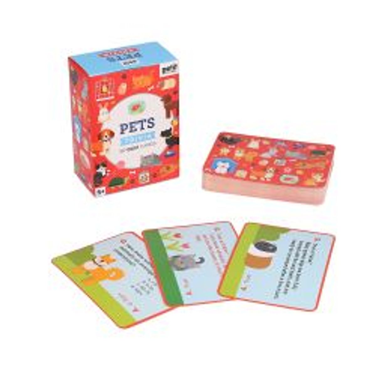 Petit Collage Pets Trivia 50 Quiz Cards - Spil