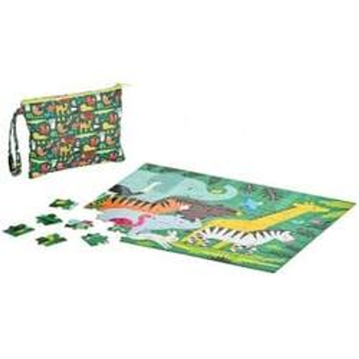 Petit Collage Puzzle Animal Menagerie - Puslespil