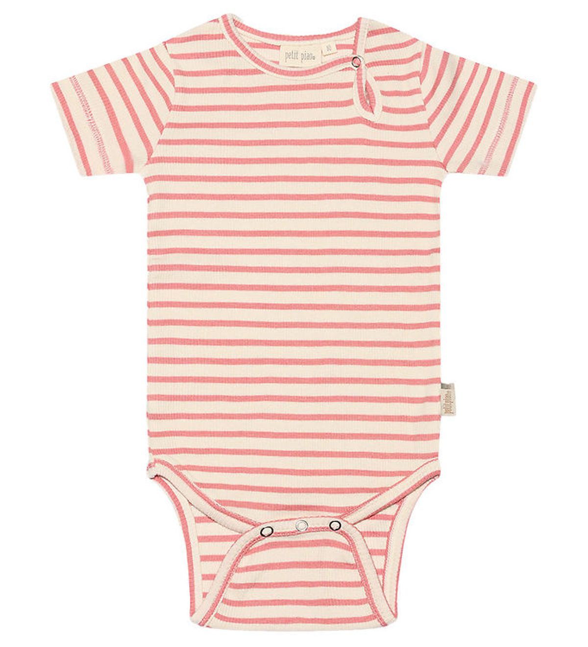 Petit Piao Body k/æ - Rib - Modal - Sea Shell Pink