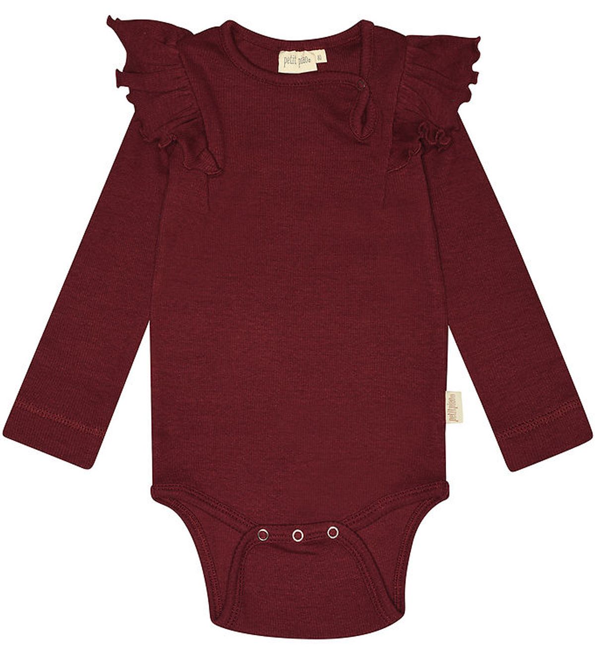 Petit Piao Body l/æ - Rib - Modal - Dark Cherry