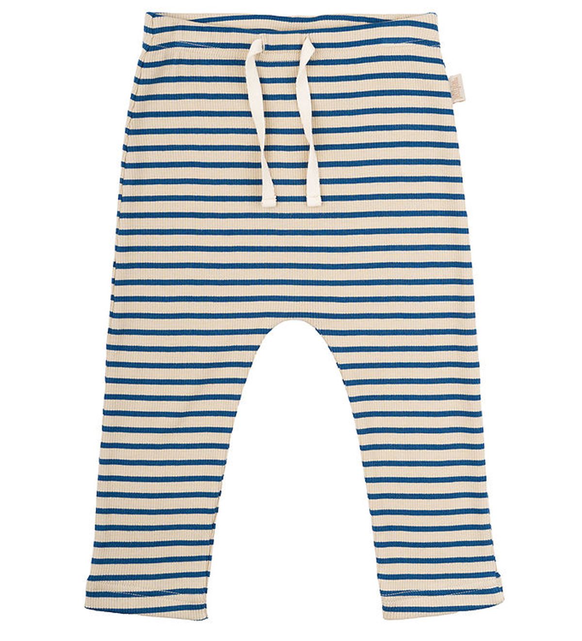 Petit Piao Bukser - Rib - Modal - Deep Cobalt/Dark Off White