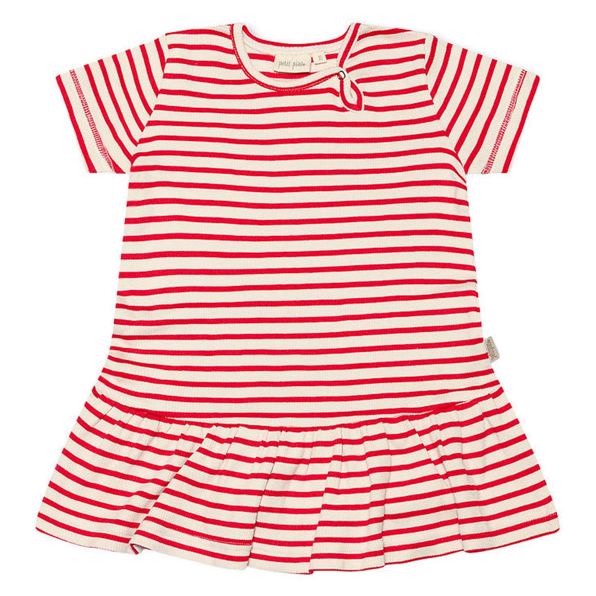 Petit Piao Kjole - Rib - Modal - Bright Red