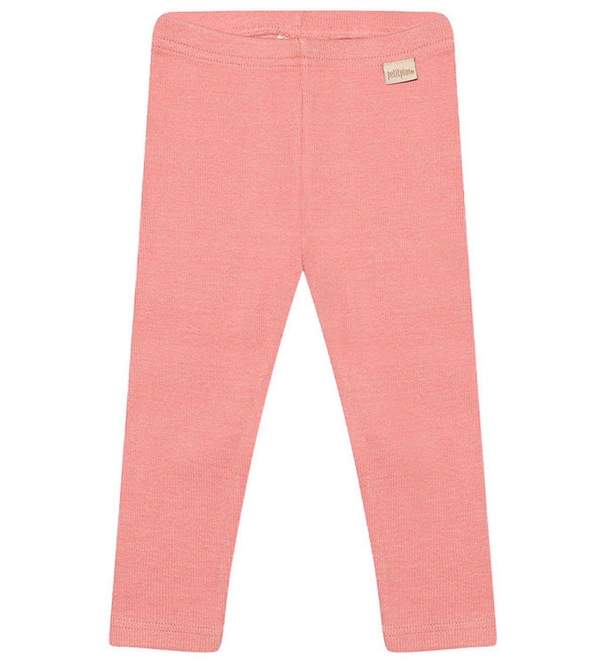 Petit Piao Leggings - Rib - Modal - Sea Shell Pink