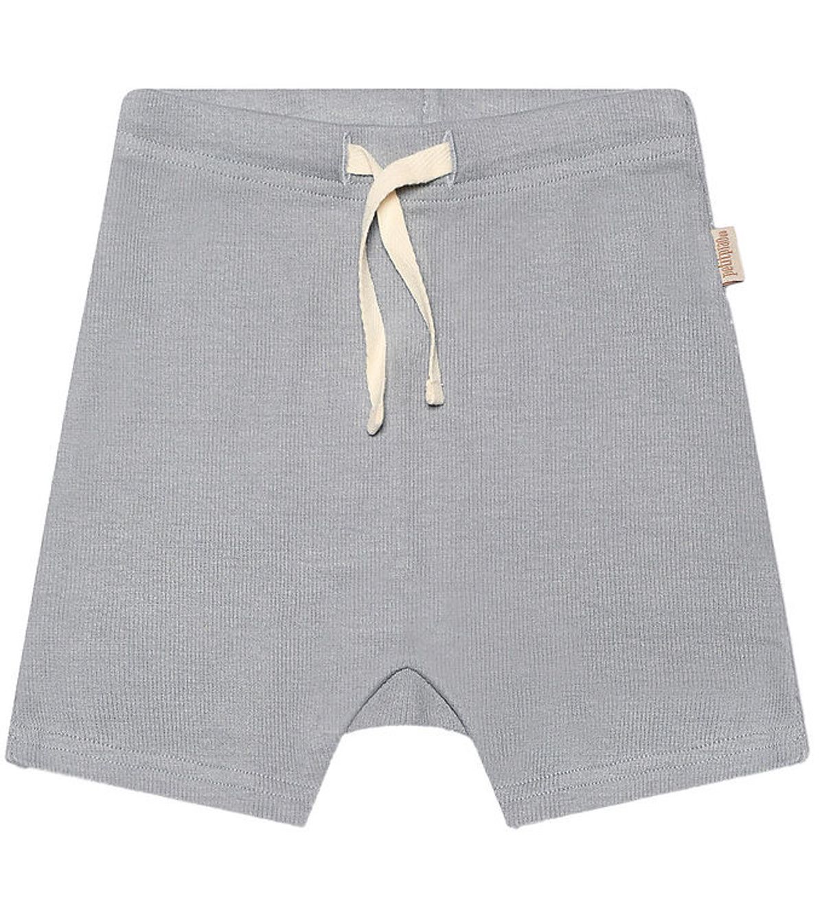 Petit Piao Shorts - Rib - Modal - Blue Mist