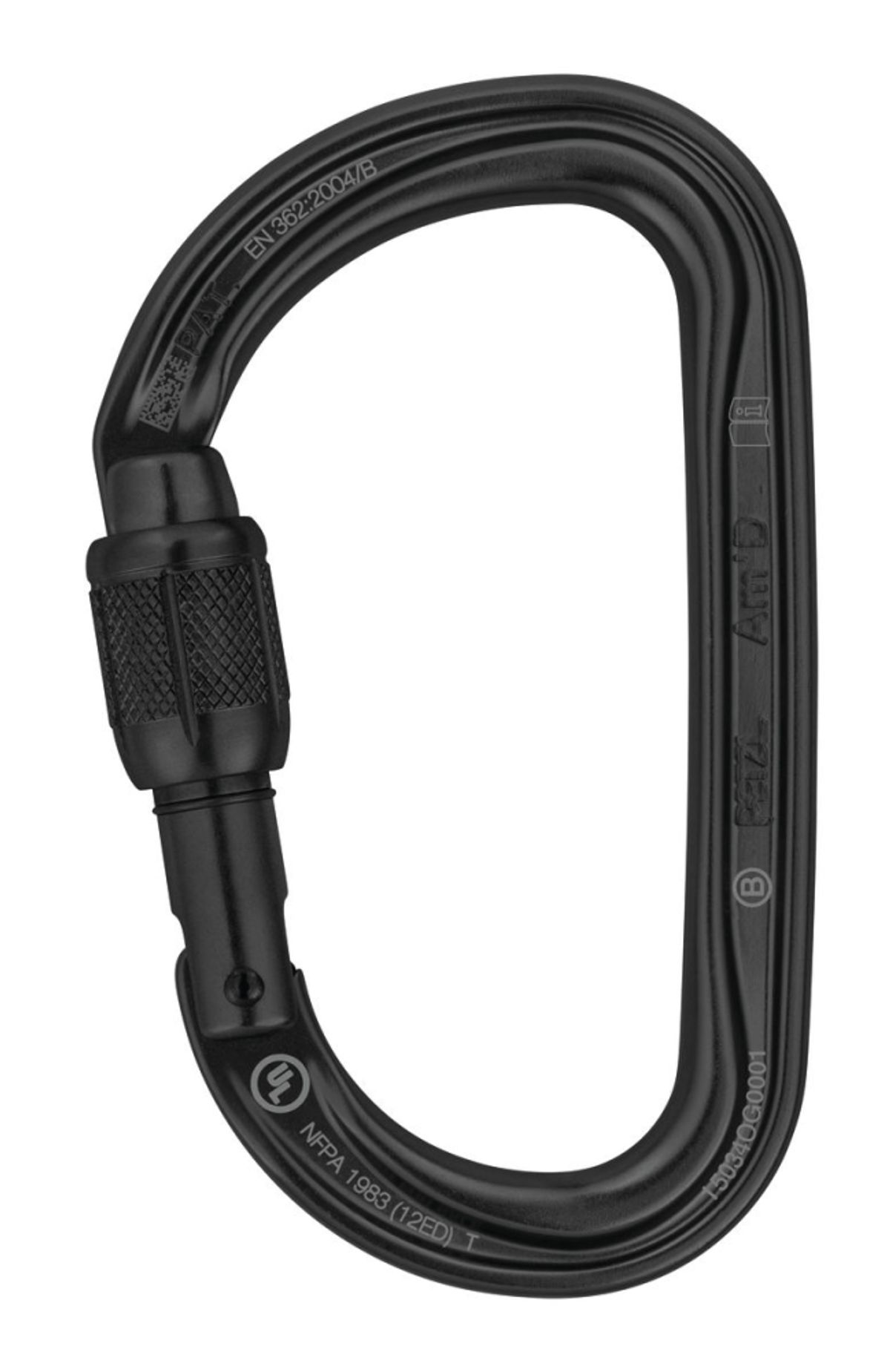 Petzl Am'D Screw-Lock - Tactical Black