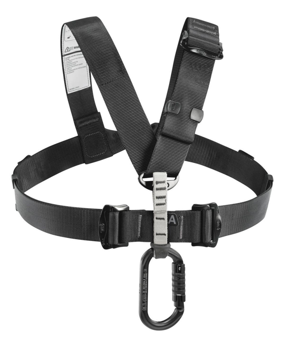 Petzl CHEST'AIR Chest Harness - Tactical - Black