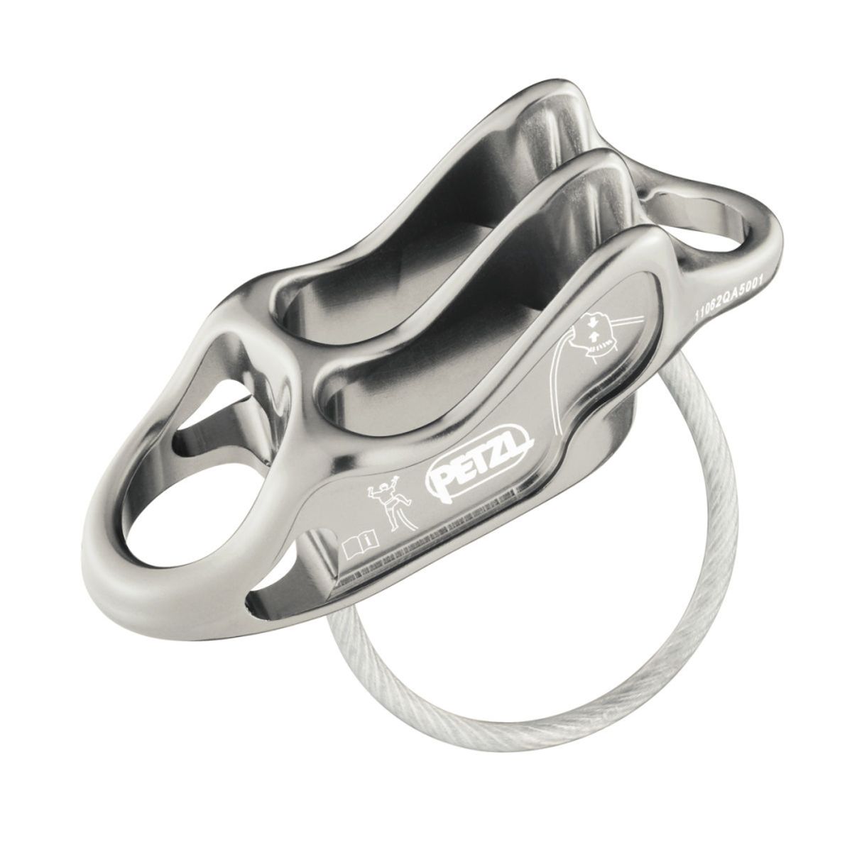 Petzl REVERSO® 4 Descender - Tactiacl - Grey