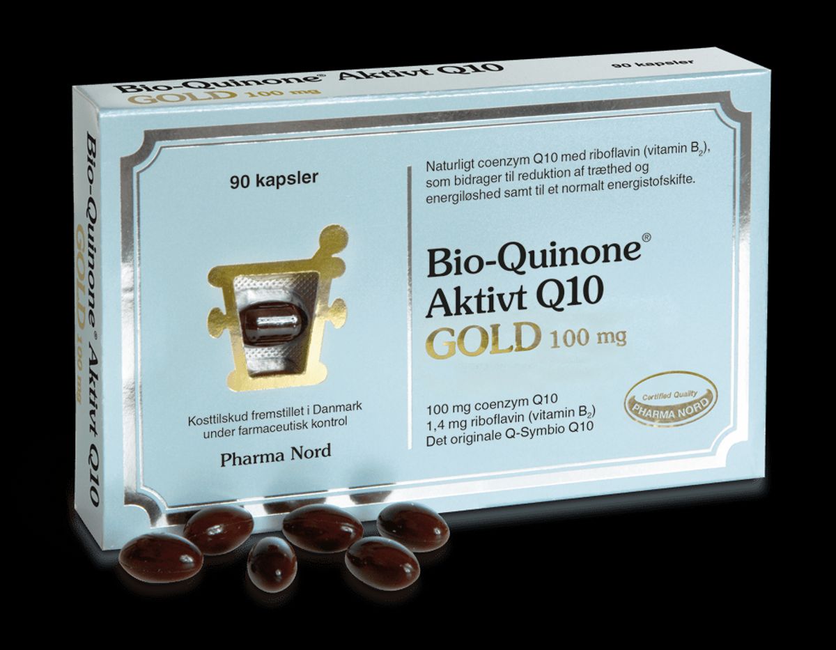 Pharma Nord Bio-Quinone Aktivt Q10 Gold 100 mg 90 kaps.