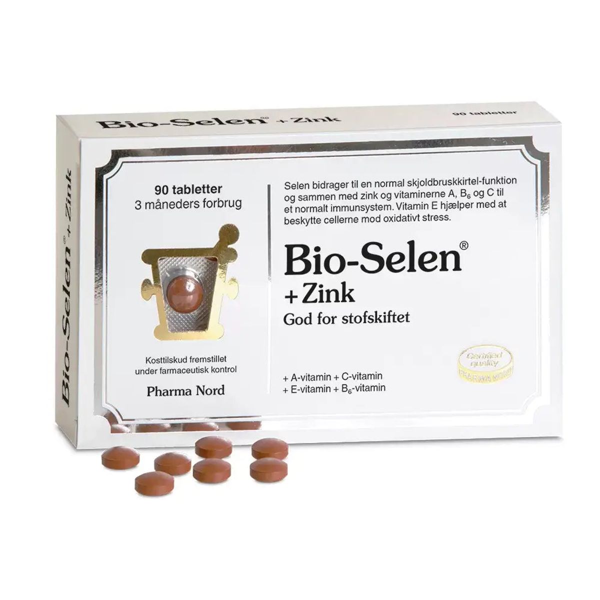 Pharma Nord Bio-Selen+Zink 90 stk. tabletter