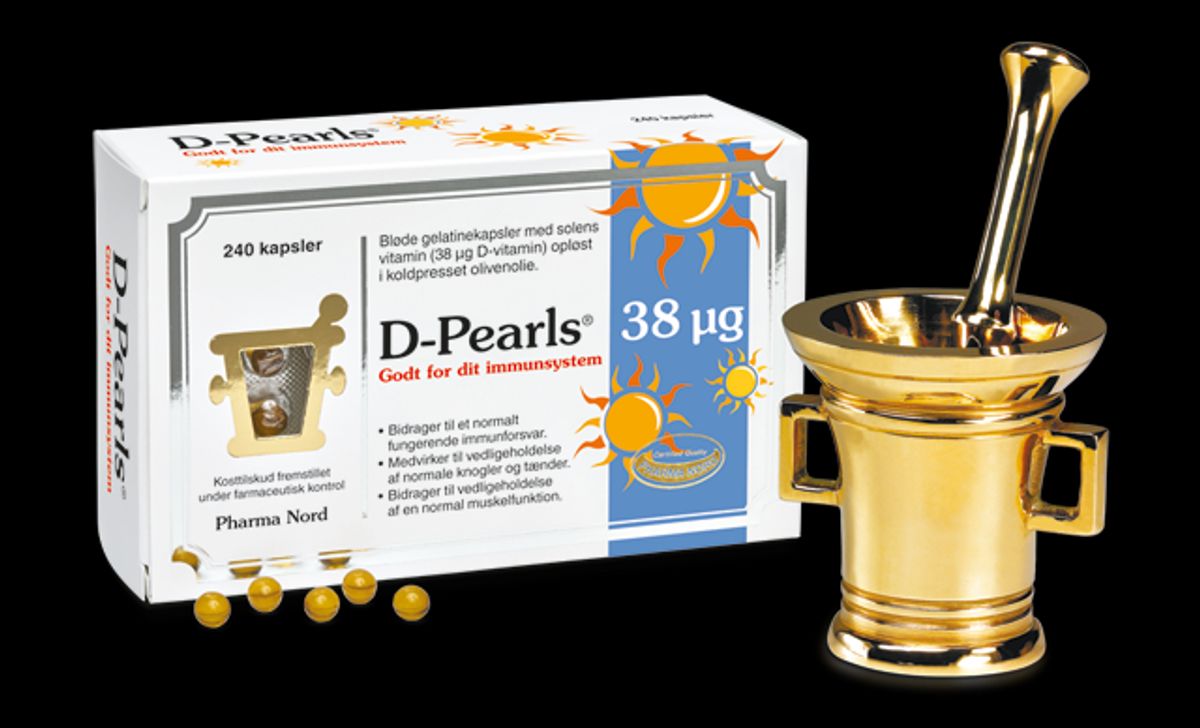 Pharma Nord D-Pearls 38 mcg - 240 kapsler