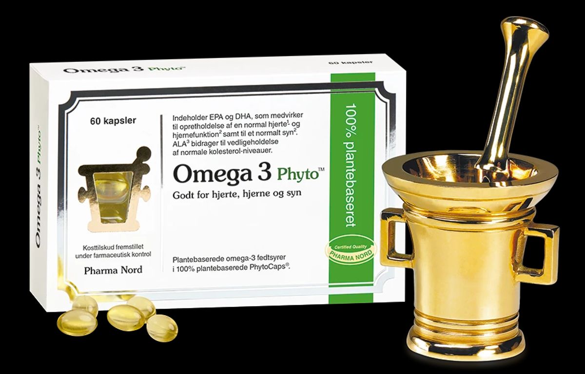 Pharma Nord Omega 3 Phyto, 60kap. BEDST FØR 311024