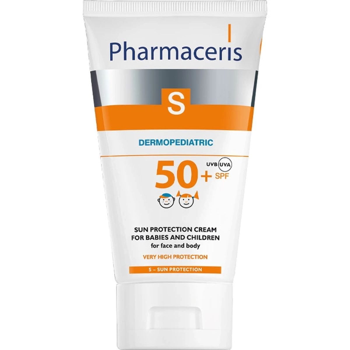 Pharmaceris S Dermopediatric Sun Protection Cream Face & Body SPF 50+ - 125 ml