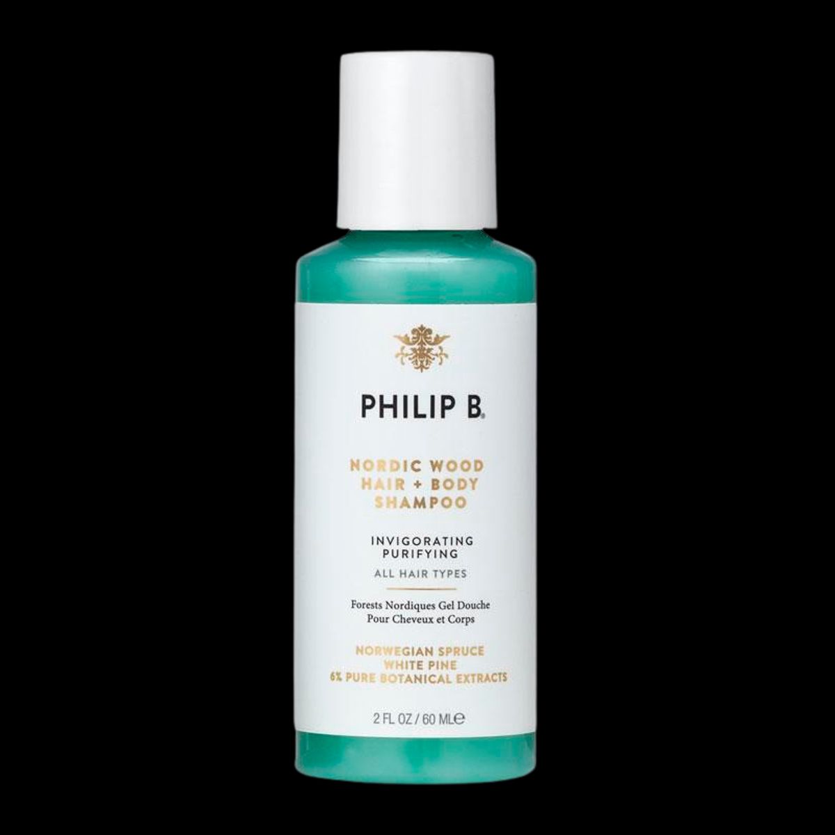 Philip B Nordic Wood Hair & Body Shampoo (60 ml)