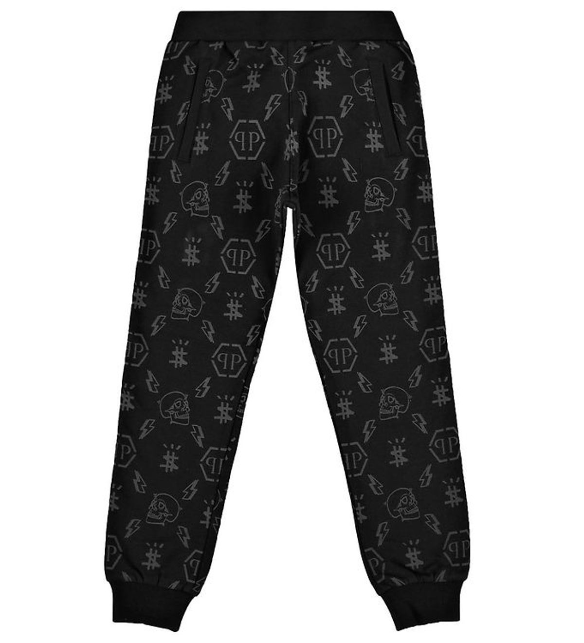 Philipp Plein Sweatpants - Monogram - Sort m. Print