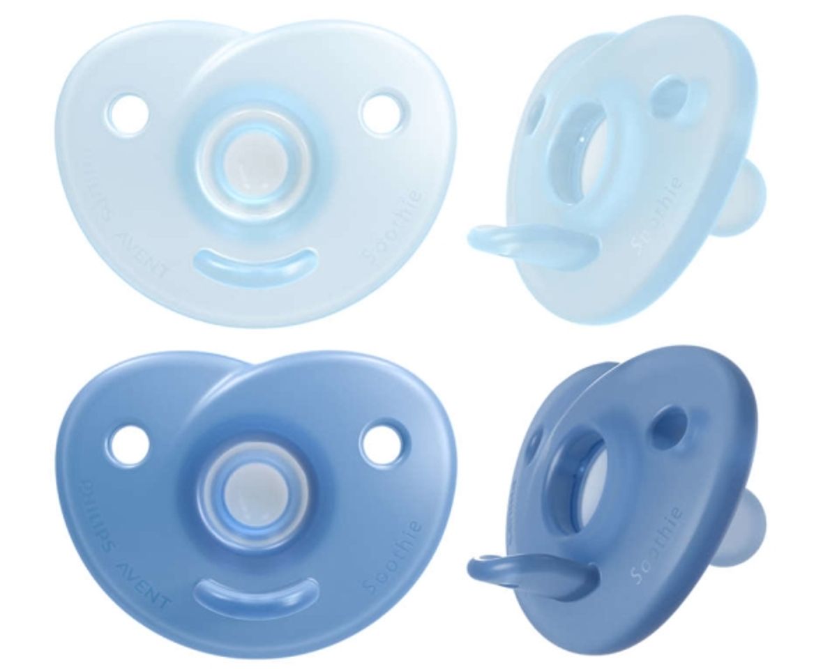 Philips Avent Soothie Scf099/21 Soothie, Ultrablød Sut, Ortodontisk, Silikone, Dreng, Tåler Opvaskemaskine, 2 Stk