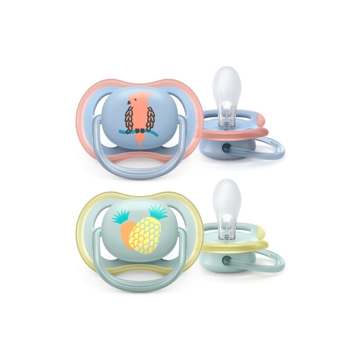 Philips Avent Ultra Air Scf085/12 Sut, Klassisk Babysut, Ortodontisk, Silikone, Dreng/Pige, Tåler Opvaskemaskine