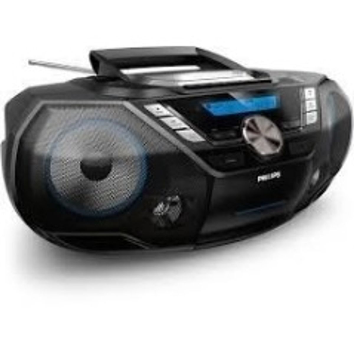 Philips CD Soundmachine AZB798T Boombox Sort Sølv