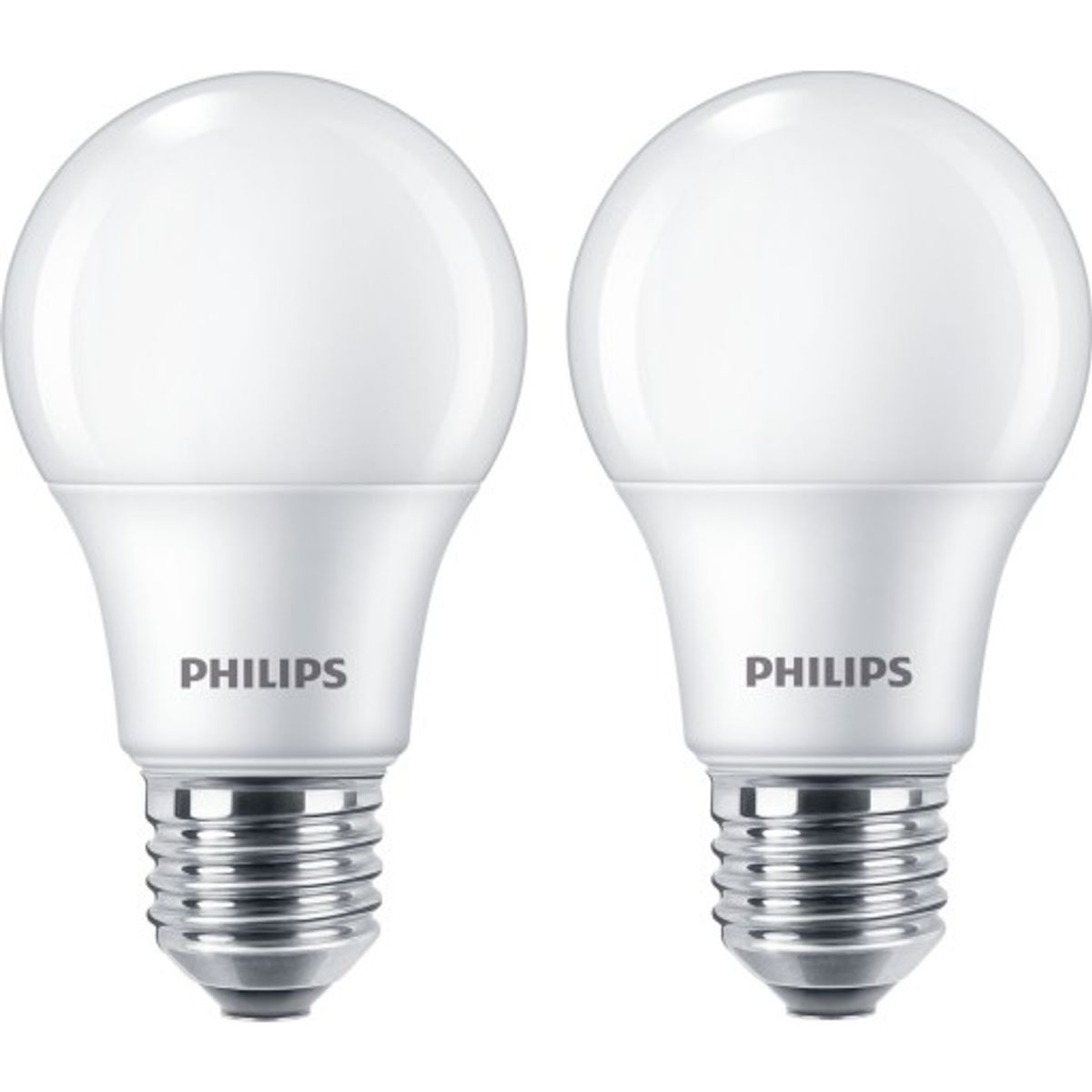 Philips CorePro E27 standardpære, 2-pak, 2700K, 8W