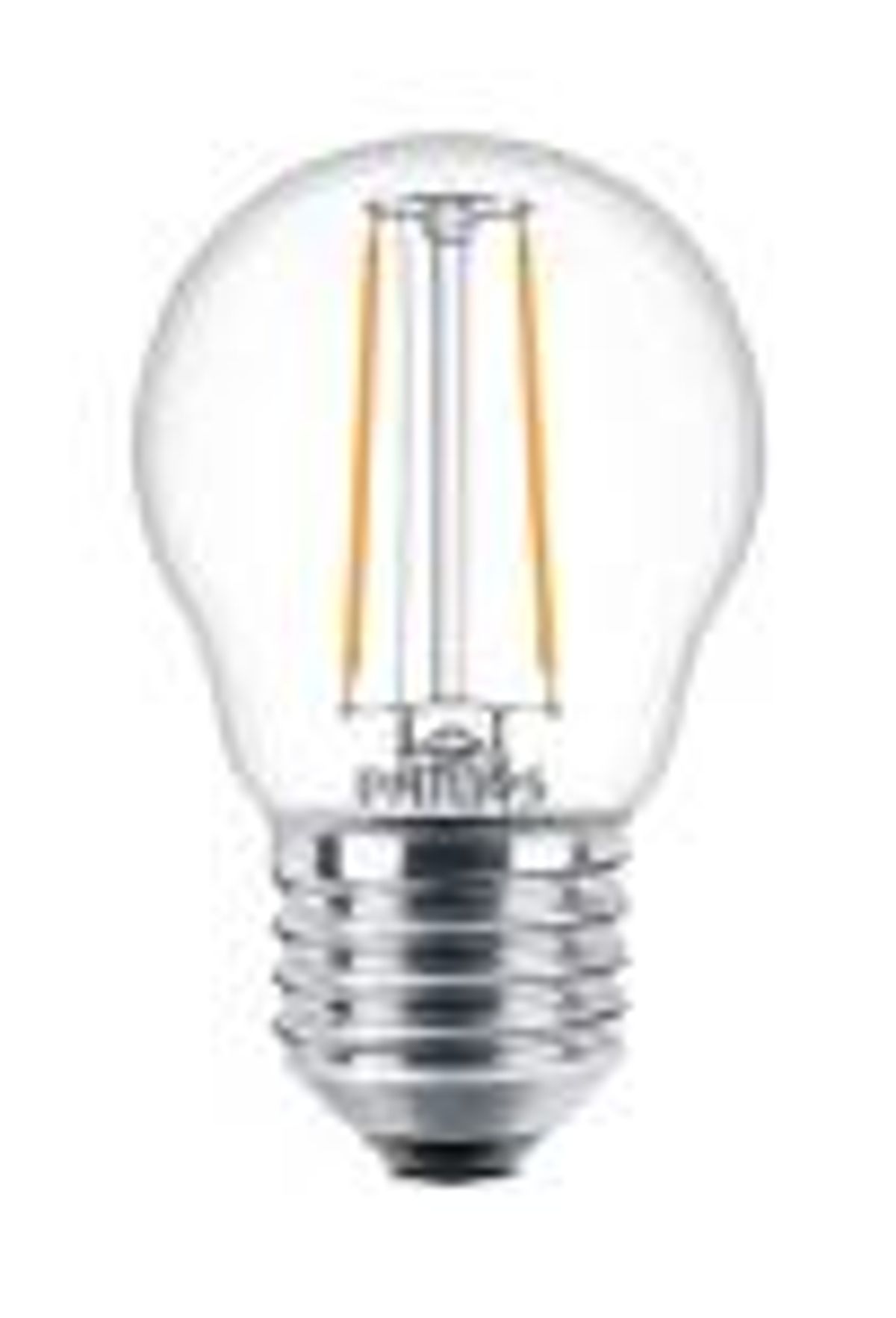 Philips corepro led krone 2w (25w) p45 e27 827 klar glas