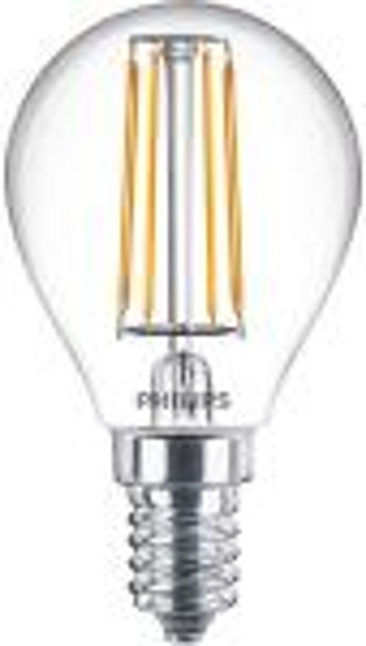 Philips corepro led krone 4,3w (40w) e14 840 p45 klar glas