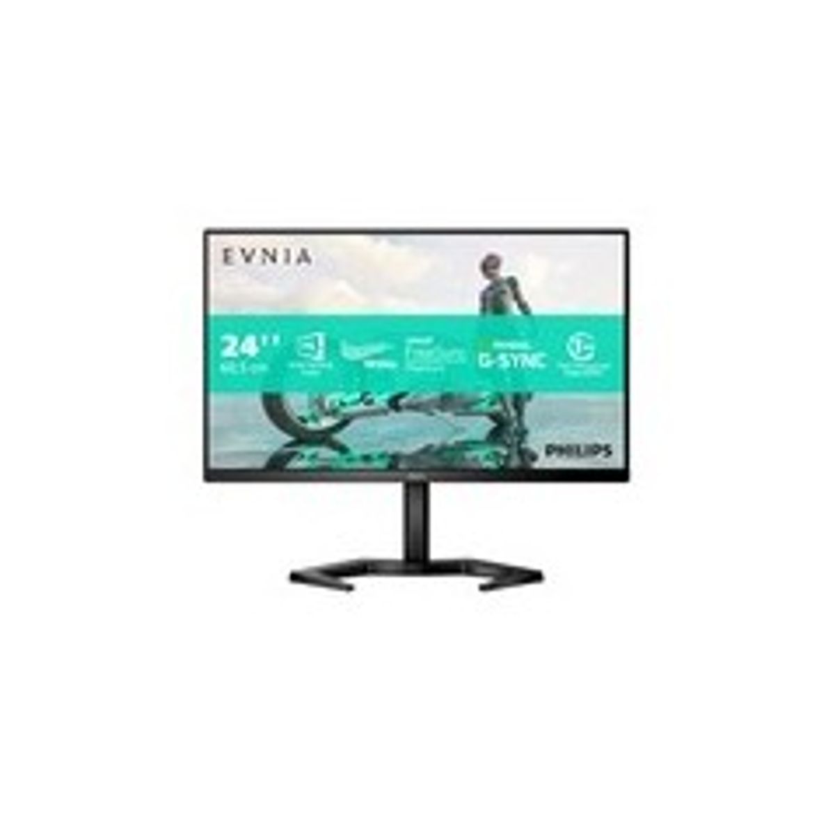 Philips Evnia 3000 24M1N3200Z 24 1920 x 1080 (Full HD) HDMI DisplayPort 165Hz Pivot Skærm