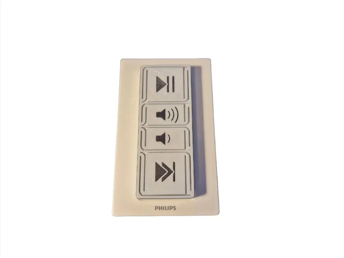 Philips Hue Dimmer Switch Cover til Musikstyring - Sort