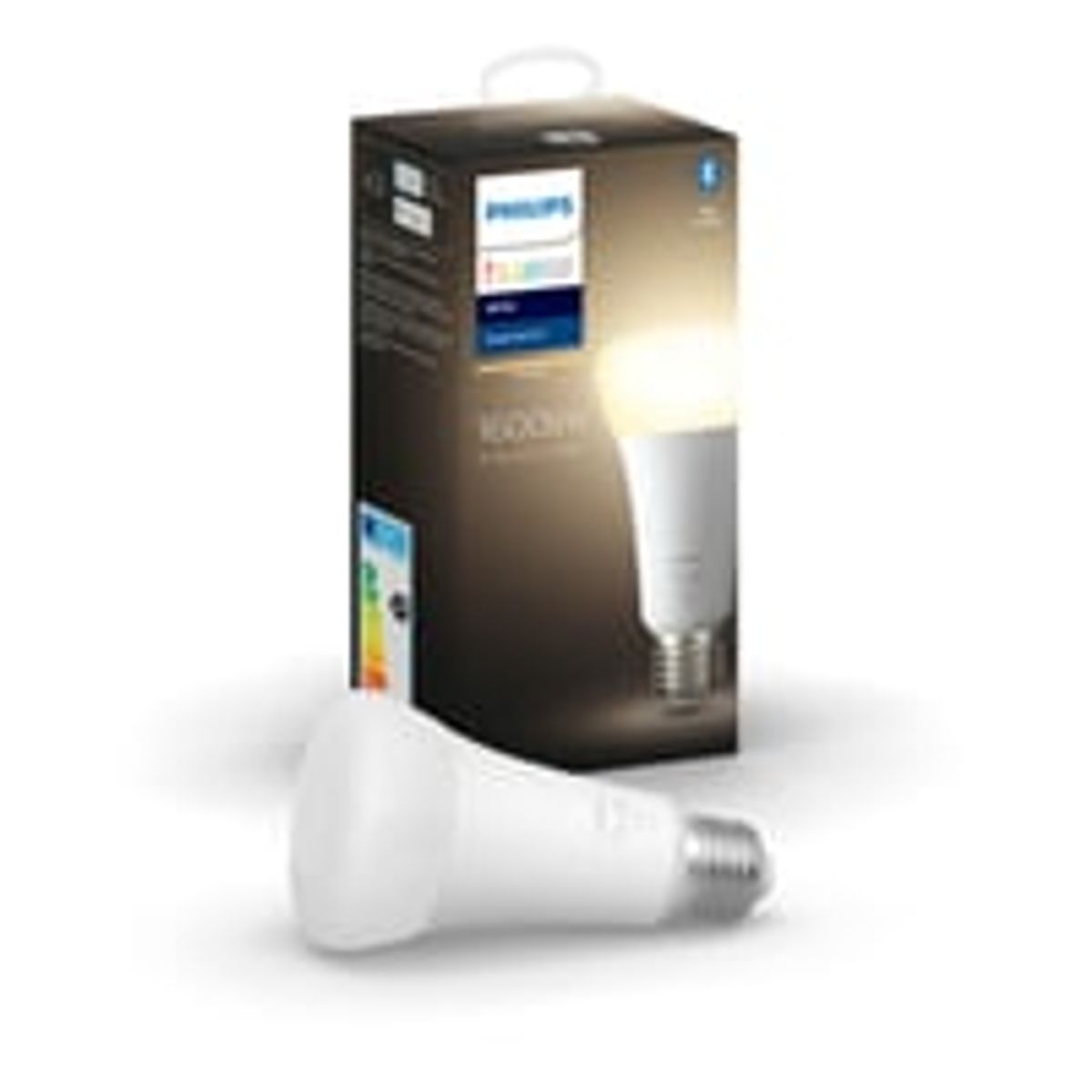 Philips Hue E27 LED-pre, 1600 lm, 15,5 W, Hvid, Zigbee + Bluetooth