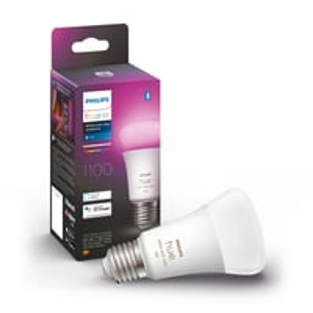 Philips Hue E27 LED-pre, Color & White Ambiance, Zigbee + Bluetooth (1 pak)