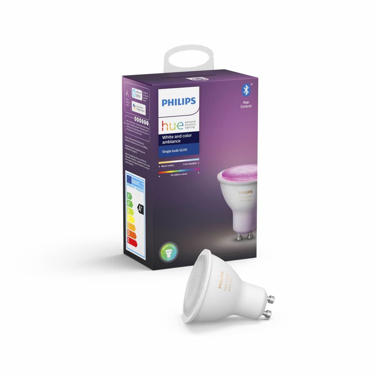 Philips Hue Gu10 - 5,7W - White & Color Ambiance