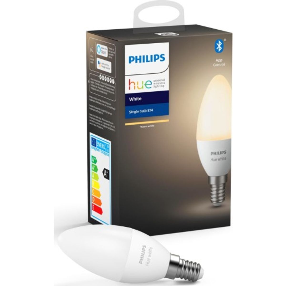 Philips Hue White E14 kertepære, 2700K, 5,5W