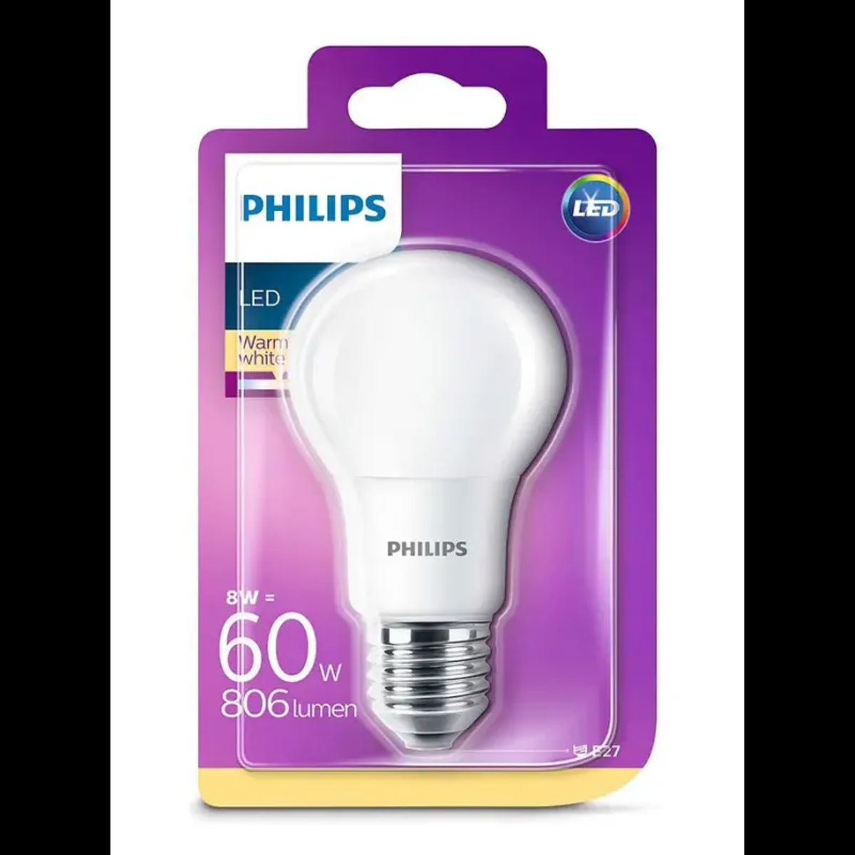 Philips Led 60w A60 E27 Ww - 230v Fr Nd Srt4