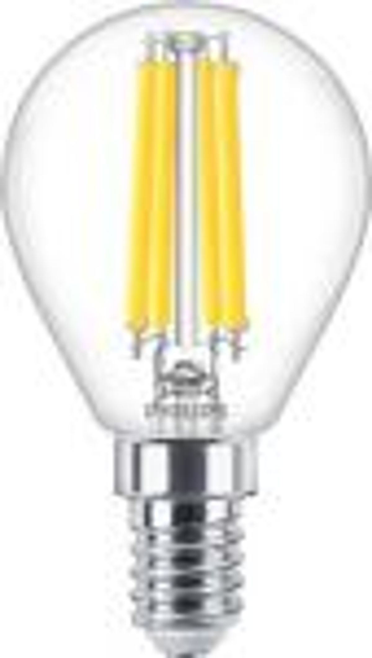 Philips master value led krone dæmpbar 3,4w (40w) e14 p45 927 klar glas