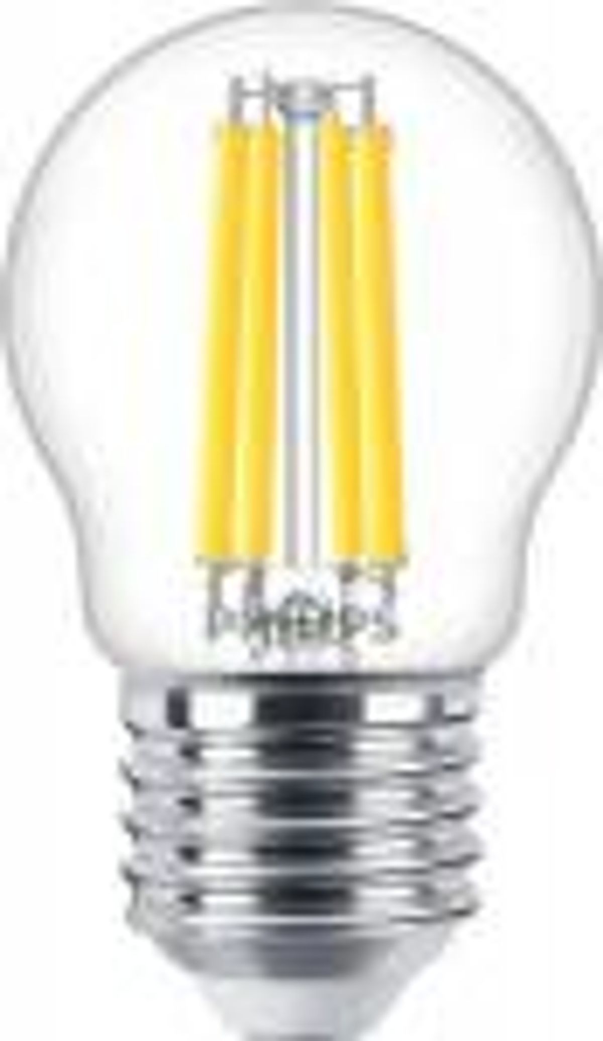 Philips master value led krone dæmpbar 3,4w (40w) e27 p45 927 klar glas