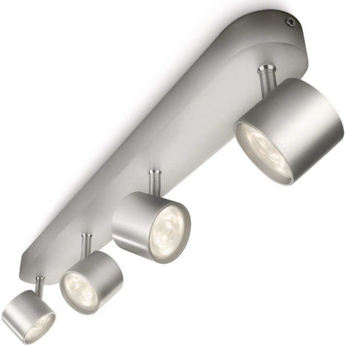 Philips myLiving Star spotlampe, 4 spots, aluminium