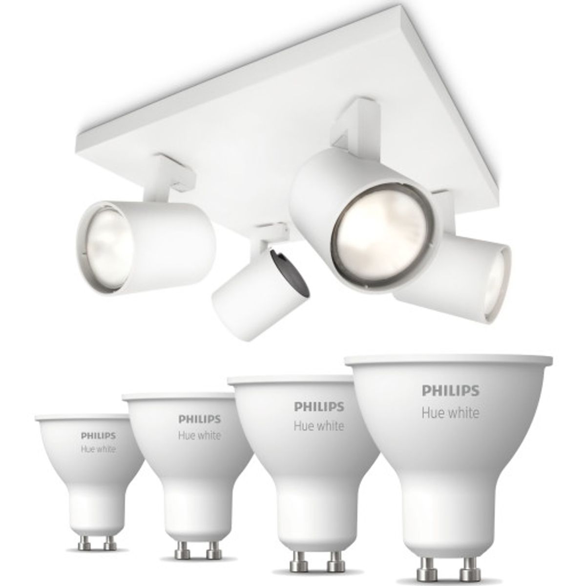 Philips Runner spotlampe, Hue White pærer