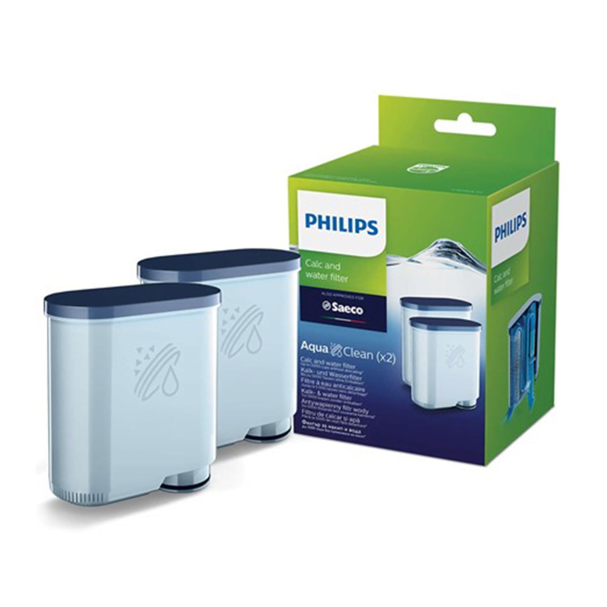 Philips - Saeco Kalk- og Vandfilter x 2