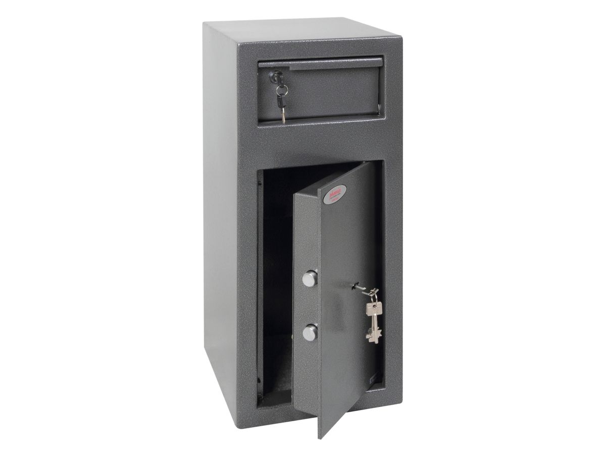 Phoenix Safe Co. Ss0992kd, Fritstående Pengeskab, Grå, Nøgle, Stål, Penge, 250 Mm